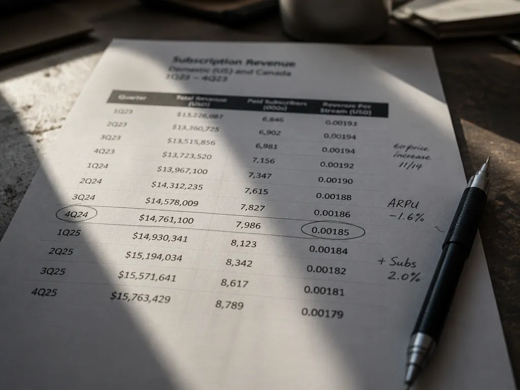 A close-up photojournalistic shot of a single printed spreadsheet page resting on a scuffed…
